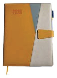 Tuscan Diary, Mustard/Gray/Tan (Lettersize)