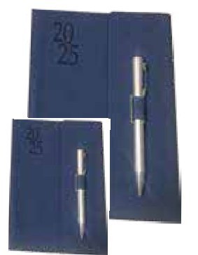 Navy Diary with Pen Loop, Dark Blue (Fullsize)