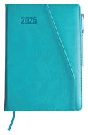 Teal Diary with Pen Loop